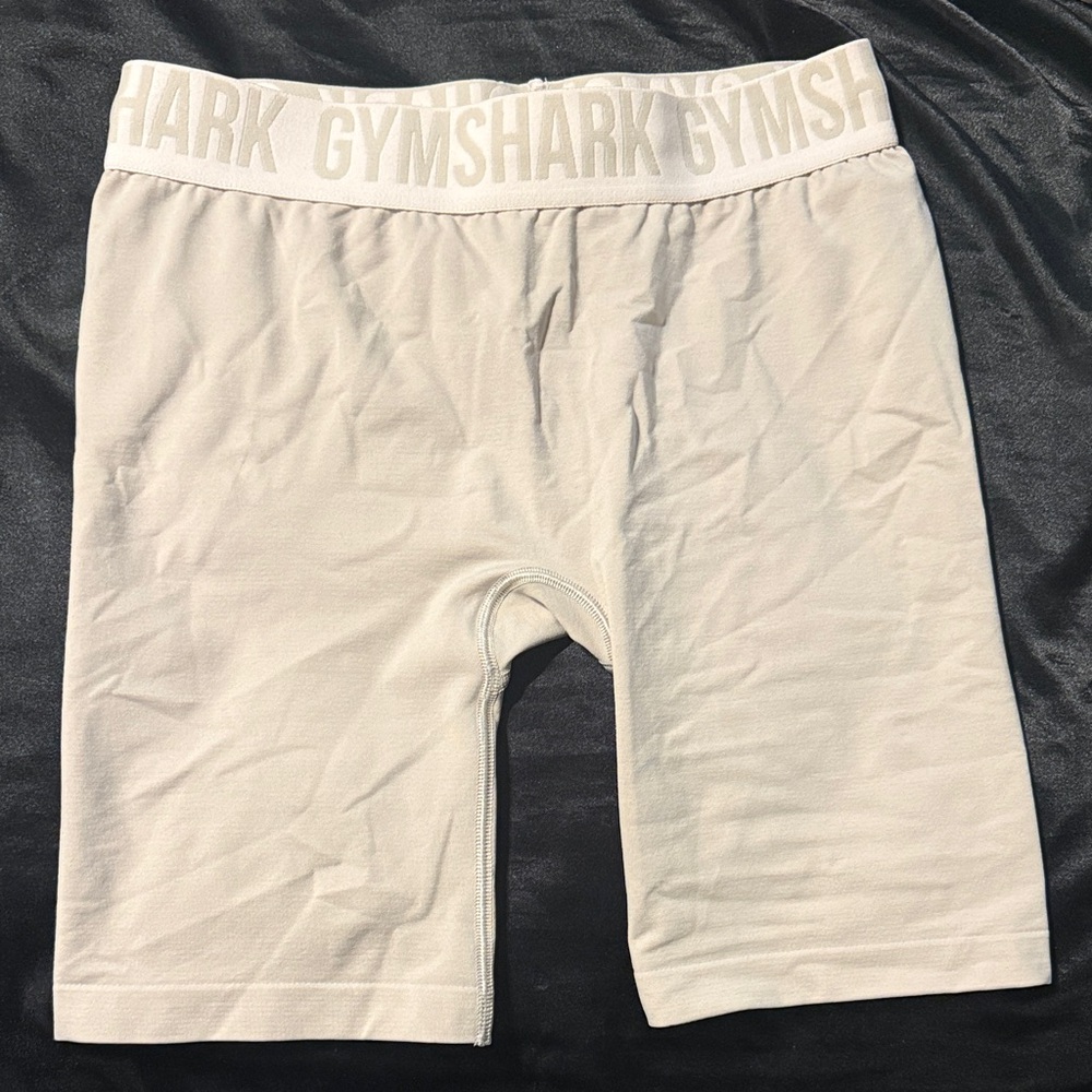 Gymshark Cream Biker Shorts